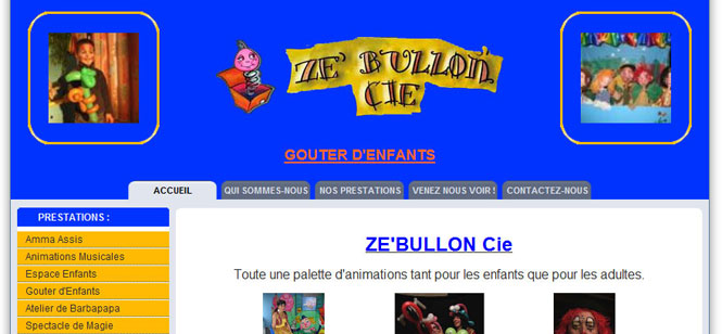 ZE'BULLON-Cie - Cr et ralis par Crations Solutions Services - Cration de Sites Internet Toulouse et en Haute-Garonne / Midi-Pyrnes