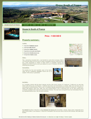 Belle propriété à vendre dans le sud de la France